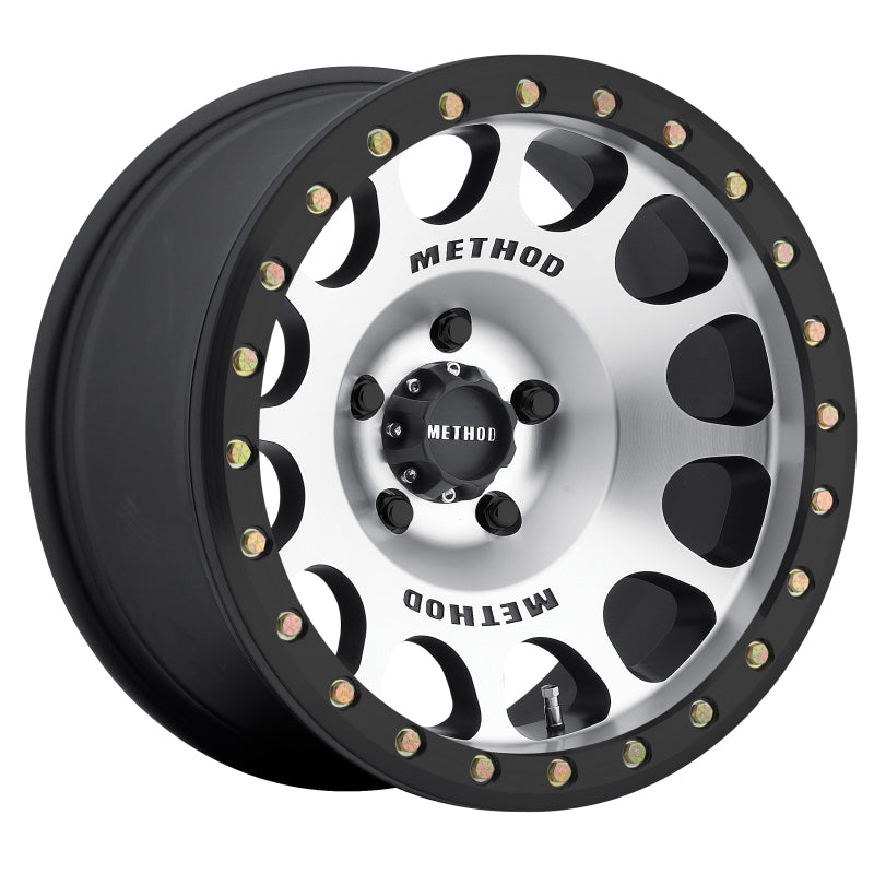 Method Wheels MR105 Beadlock Wheel, 17x9, -38mm Offset, 5x5 Bolt Pattern, Polished
