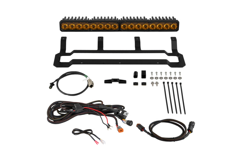Diode Dynamics DD8735 Stage Series SS20 Pro Yellow Combo Grille Light Bar Kit for 2025-2026 Toyota 4Runner TRD Pro