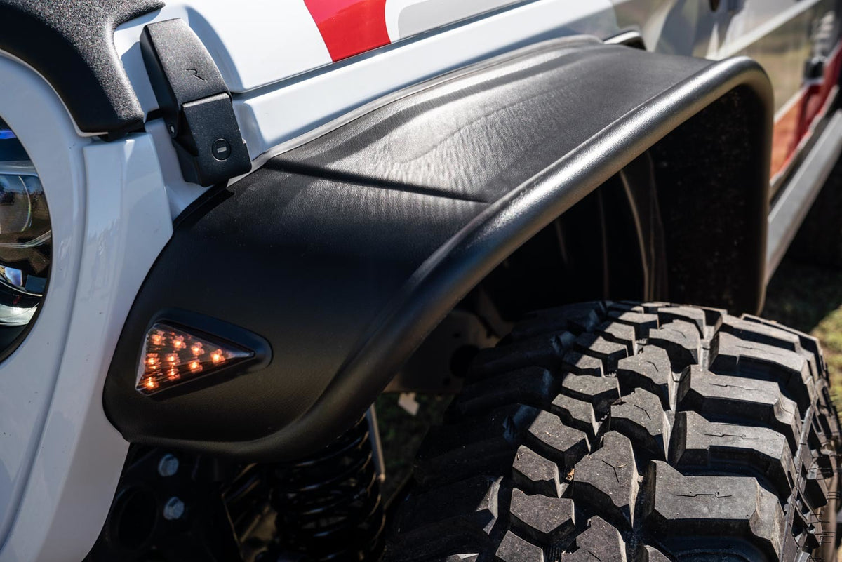 Bushwacker 10928-07 Flat-Style Fender Flares for 2020 Jeep Gladiator 4-Door