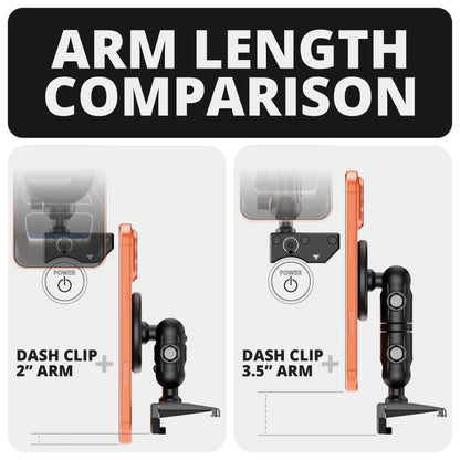 2024+ Toyota Tacoma (8" Screen ONLY) & 2025+ 4Runner LINK™ Dash Clip with 20LITE Universal Phone Holder