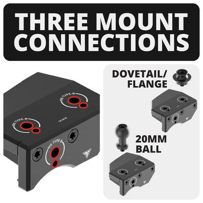 2024+ Toyota Tacoma (8" Screen ONLY) & 2025+ 4Runner LINK™ Dash Clip with Qi2.2/MagSafe Charging & Cooling Phone Holder