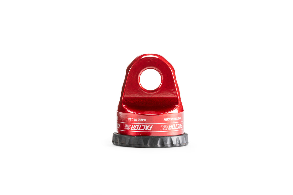FACTOR 55 Prolink Winch Shackle Mount 00015-01 Red Anodized Aluminum, 16,000 lb