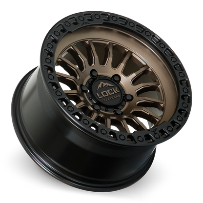 GRIT- MATTE BRONZE W MATTE BLACK RING