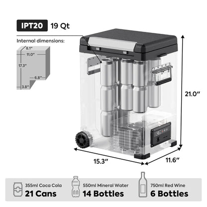 ICECO IPT20 Pickup Truck 12V Fridge/Freezer