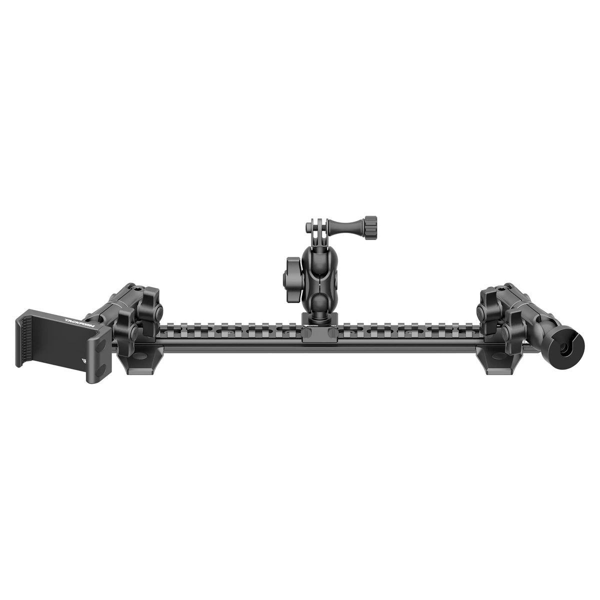 2010-2024 Toyota 4Runner Tackform Assault Track Picatinny Dash Bracket With 20LITE Phone, Midland MXT Magnetic Radio Mount, & GoPro Action Camera Holder
