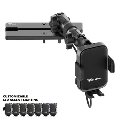2024+ Jeep Wrangler JL & Gladiator JT (Not Compatible With 4xe) Tackform Slim Track Dash Bracket With MagSafe Charging Phone Mount | Passenger Side