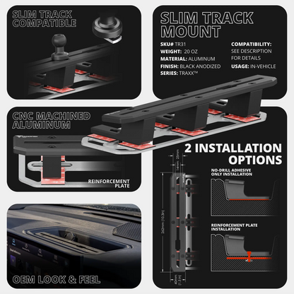 2022+ Toyota Tundra & 2023+ Toyota Sequoia Tackform Slim Track