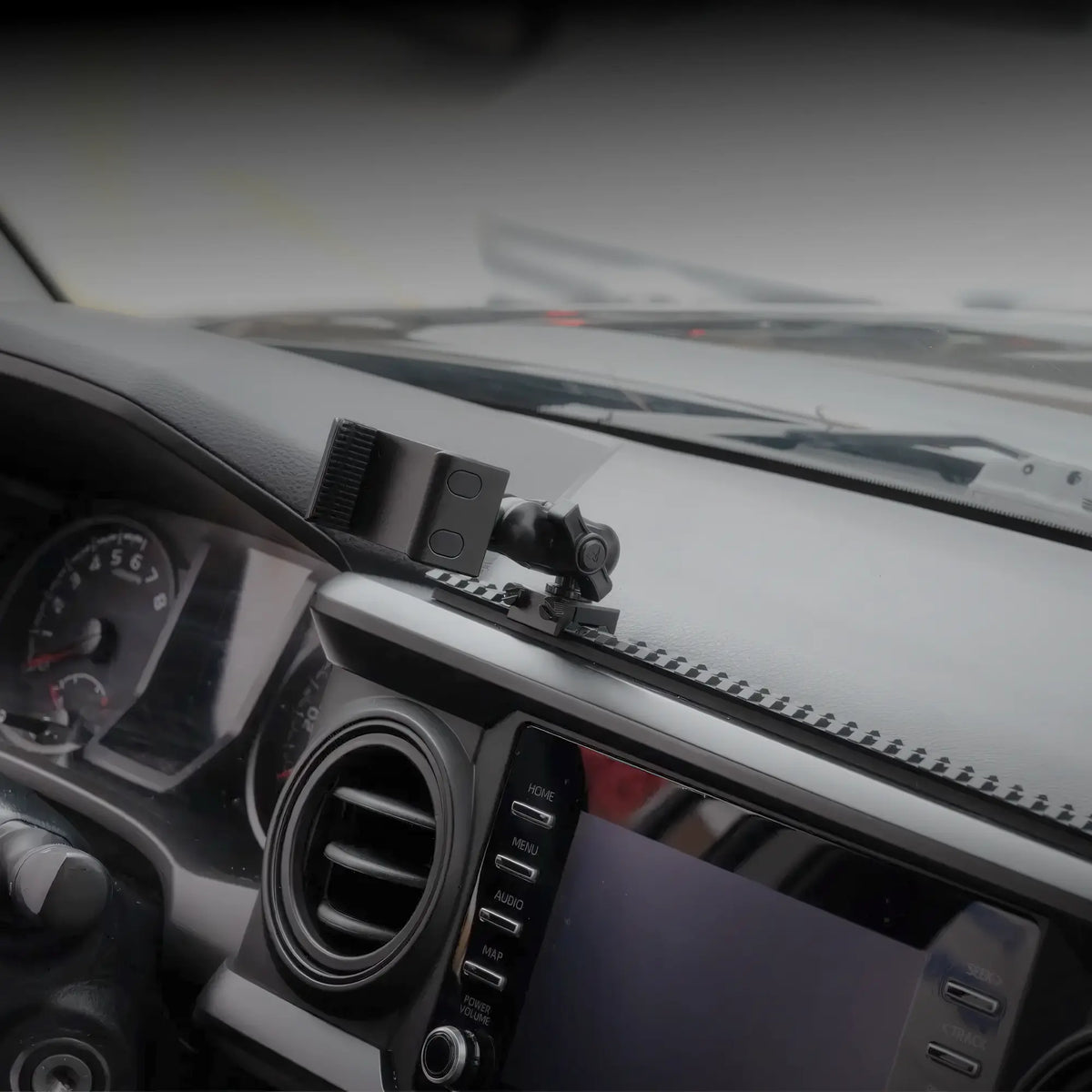2016-2023 Toyota Tacoma Tackform Assault Track Picatinny Dash Bracket With Tablet Mount