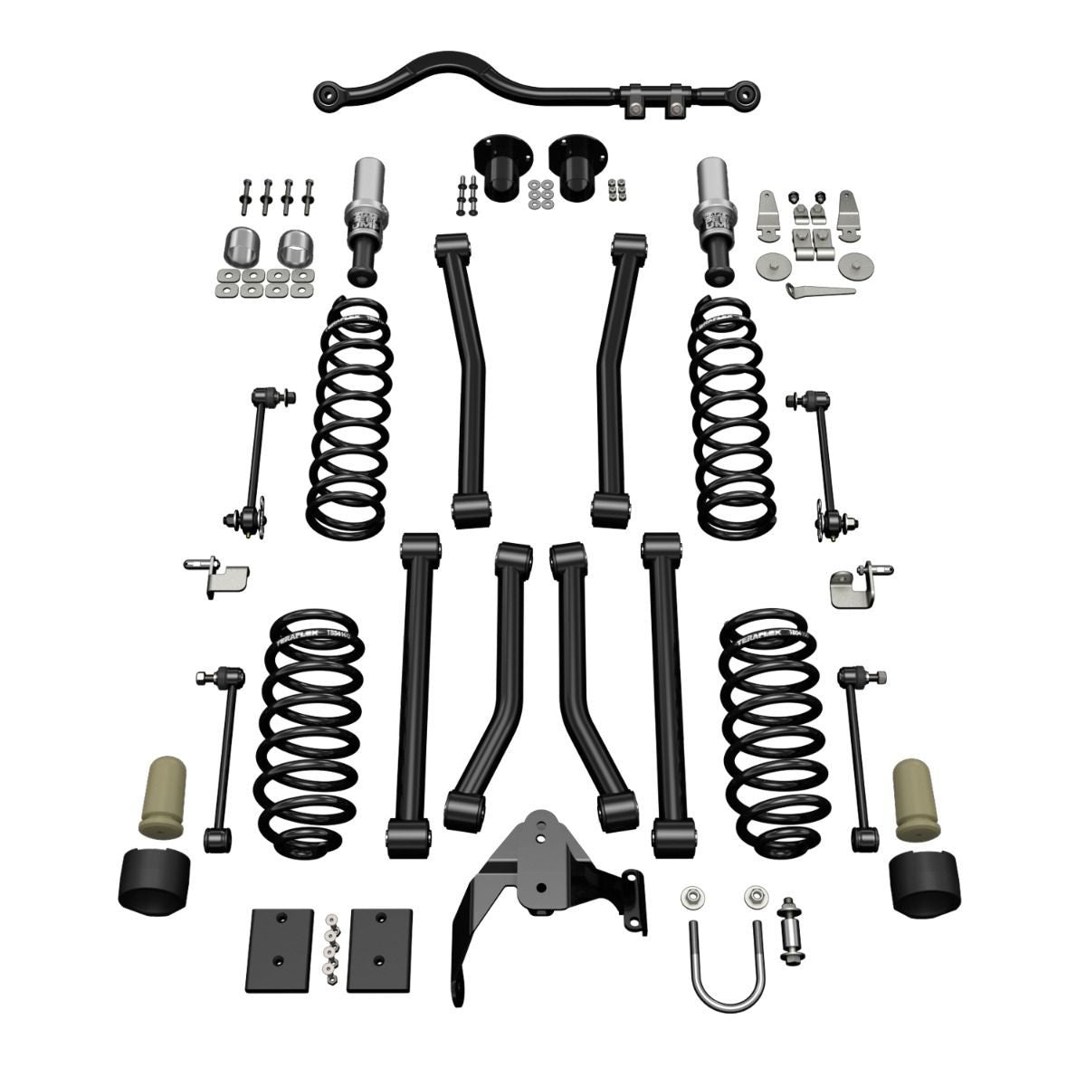 TeraFlex 1313000 3-Inch Sport ST3 Suspension System for 2007-2017 Jeep Wrangler JK, No Shocks