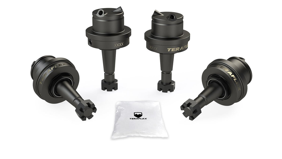 TERAFLEX 3452010 HD Adjustable Greaseable Ball Joint Kit for Jeep Gladiator JT and Wrangler JL