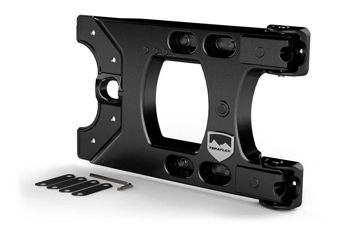 TeraFlex 4838100 Alpha HD Hinged Spare Tire Carrier Kit for Jeep Wrangler JK 2007-2018