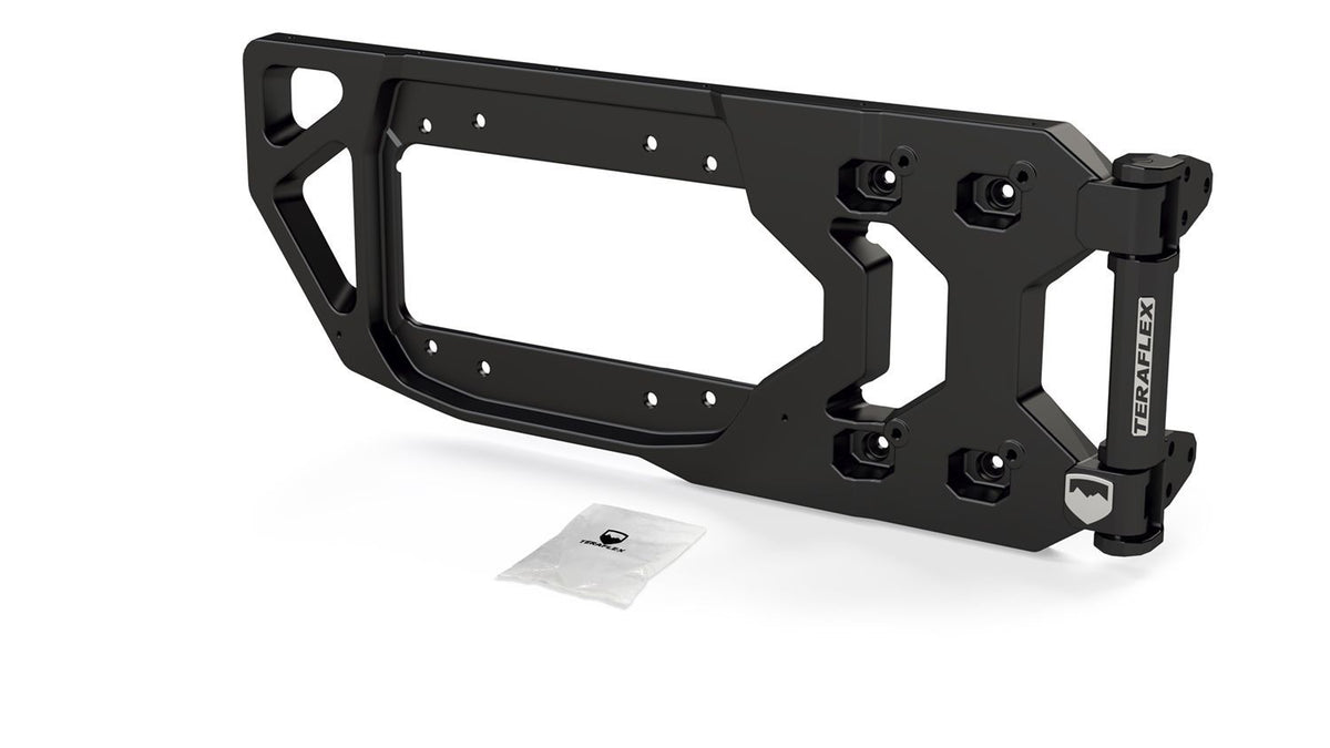 TERAFLEX 4838900 Alpha HD Hinged Spare Tire Carrier Kit for Jeep Wrangler JL