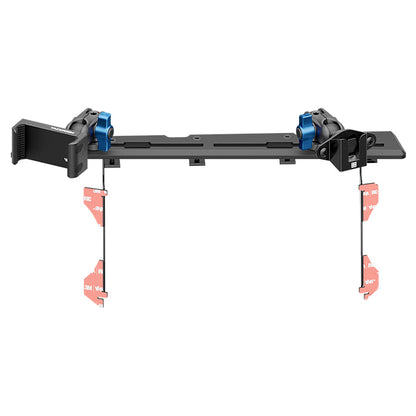 2016-2023 Toyota Tacoma Tackform Slim Track Dash Bracket With 20LITE Phone & CB Microphone Mounts