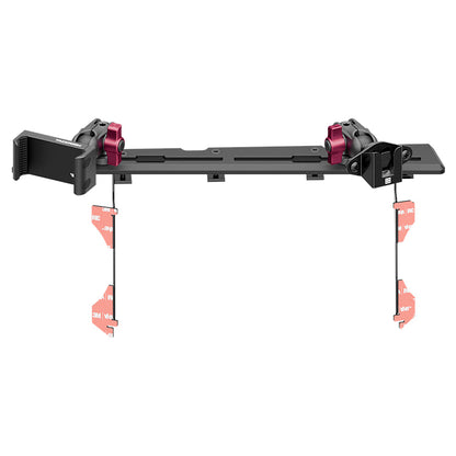 2016-2023 Toyota Tacoma Tackform Slim Track Dash Bracket With 20LITE Phone & CB Microphone Mounts