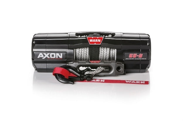 WARN Axon 55-S Plow Mode Winch with Synthetic Rope, 5,500 lb Capacity, Part Number 110250