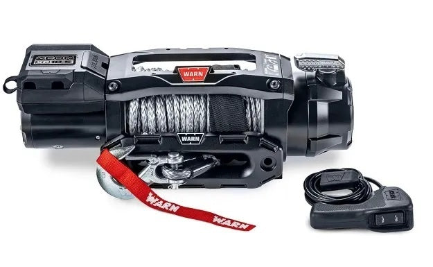 WARN Zeon XC 10-S 10,000 lb Winch with Synthetic Rope, Hawse Fairlead and Remote Kit - Part 110510