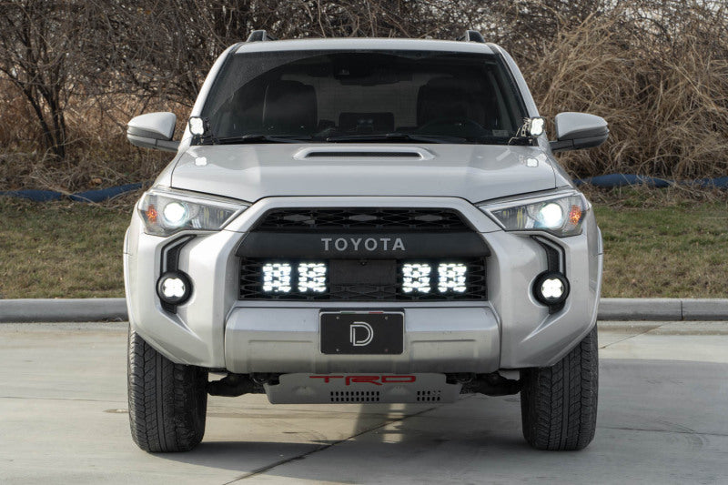 Diode Dynamics DD7549 SS5 Stealth Grille LED 4-Pod Kit for 2014-2024 Toyota 4Runner, Yellow Pro Driving