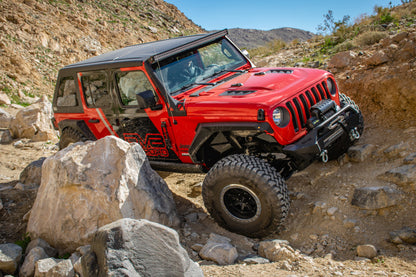 DV8 Offroad HDMBJL-TA Rubicon Replica Hood for 2018-2025 Jeep Wrangler JL/JLU and Gladiator JT