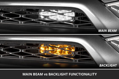 Diode Dynamics DD8857 SS6 Sport LED Light Bar Kit for 2014–2024 Toyota 4Runner, Yellow Fog 3000K