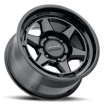 Method Wheels MR708 17-Inch Gloss Black Cast Wheel, 6x5.5 Bolt Pattern, +25 Offset