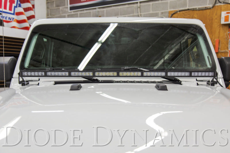 Diode Dynamics DD6090 Hood Bracket Kit for 2018–2021 Jeep JL Wrangler