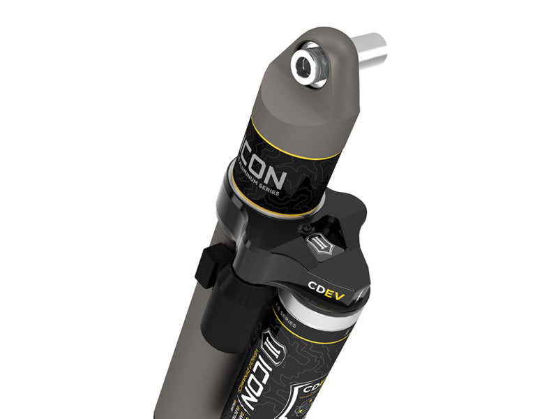 ICON 27727EP 2.5 Aluminum Series Rear Shocks with CDEV for 2020+ Jeep Gladiator JT with 1.5-Inch Lift