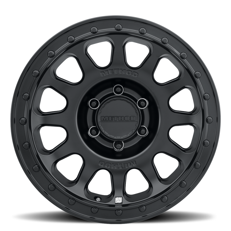 Method Wheels MR709 HD Bead Grip 18x9 Black Wheel, +12 Offset, 8x6.5 Bolt Pattern
