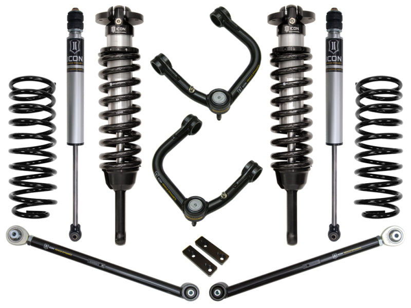 ICON K53063T Stage 3 Suspension System with Tubular Upper Control Arms for 2010-2024 Toyota 4Runner and 2010-2014 Toyota FJ Cruiser
