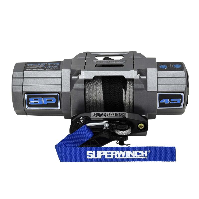 Superwinch SP 45SR 4,500 lb. 12V Powersports Winch with Synthetic Rope, Part 1145250