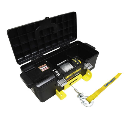 Superwinch Winch2Go 4,000-Lb 12-Volt Portable Winch with Steel Rope, Part 1140222