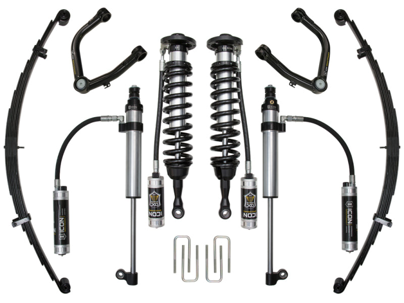 ICON K53029T Stage 9 Suspension System with Tubular Upper Control Arms for 2007-2021 Toyota Tundra, 1-3-Inch Lift