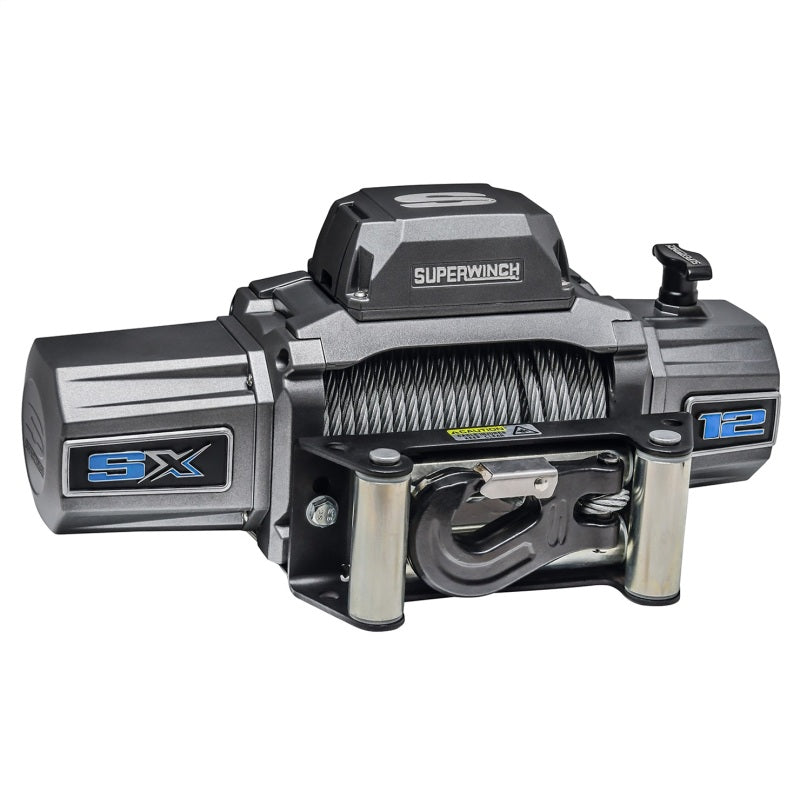Superwinch SX 12000 Winch, 12-Volt, 12,000 lb. Capacity, 3/8 in. x 85 ft. Wire Rope, Part 1712200