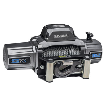 Superwinch SX 12000 Winch, 12-Volt, 12,000 lb. Capacity, 3/8 in. x 85 ft. Wire Rope, Part 1712200