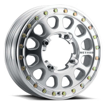 Method Wheels MR401-R Beadlock UTV Wheel, 15x5, 5x4.5 Bolt Pattern, -20mm Offset, Polished