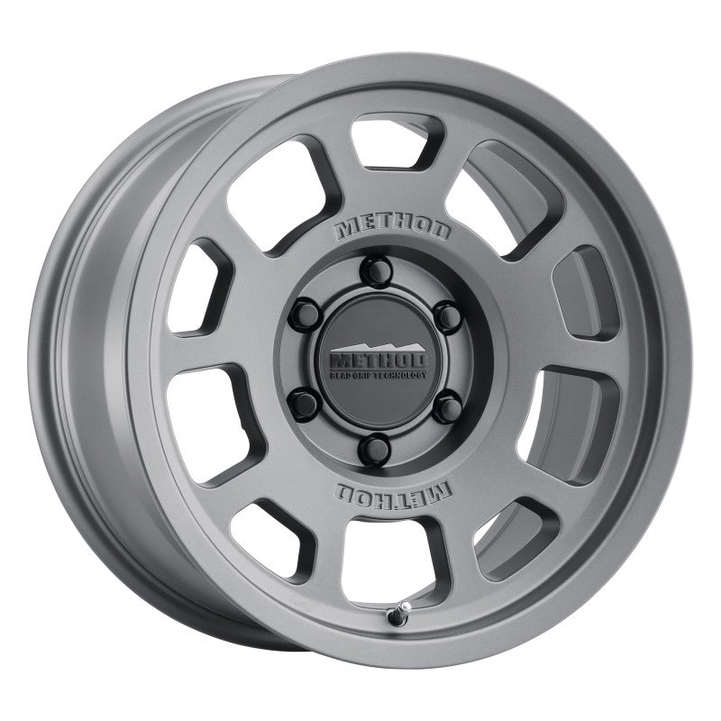 Method Wheels MR705 17x8.5 +35mm Offset 6x5.5 Titanium Bead Grip Wheel