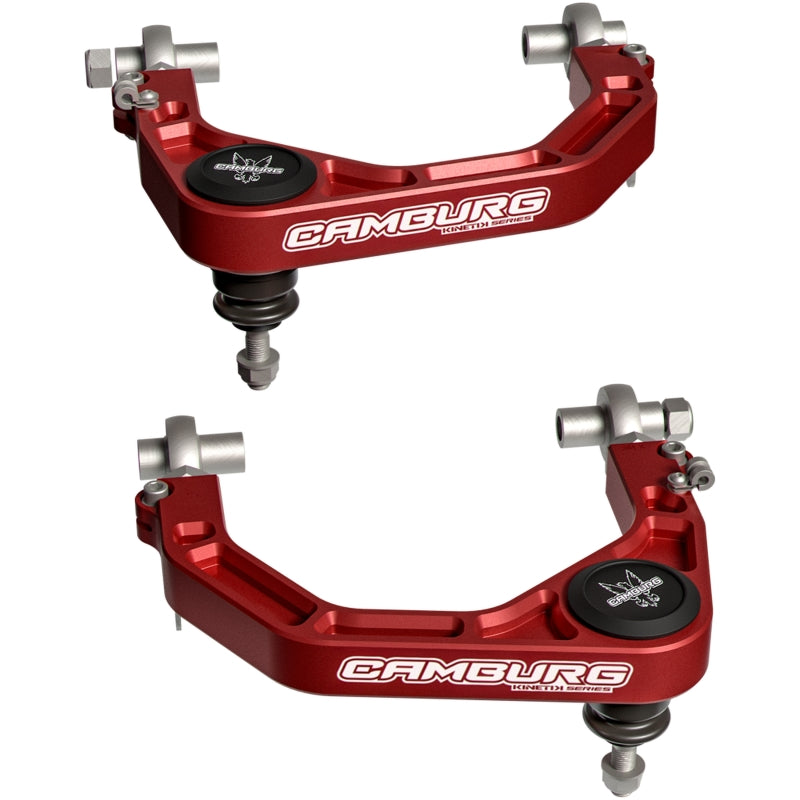 Camburg CAM-310277-RED KINETIK Series Billet X-Joint XL Upper Control Arms for Toyota Tacoma, 4Runner, Land Cruiser, Lexus GX550 and LX600