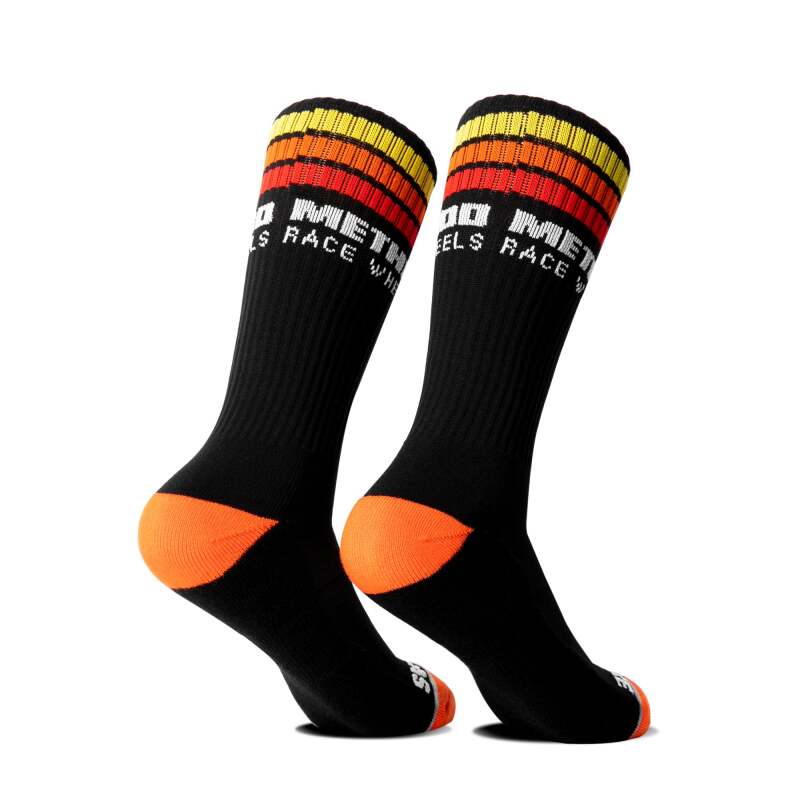 Method Wheels Classic Stripes Logo Performance Socks - Black, AP-M0003