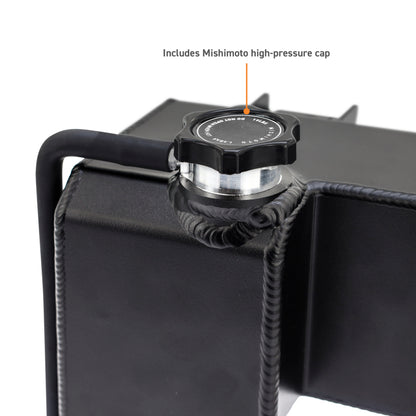 Mishimoto MMRT-TAC-24BK Aluminum Expansion Tank for 2024+ Toyota Tacoma, Black