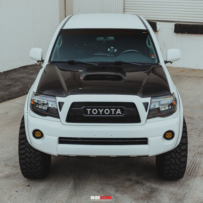 Seibon HD05TYTA-TR TR-Style Carbon Fiber Hood for 2005–2011 Toyota Tacoma