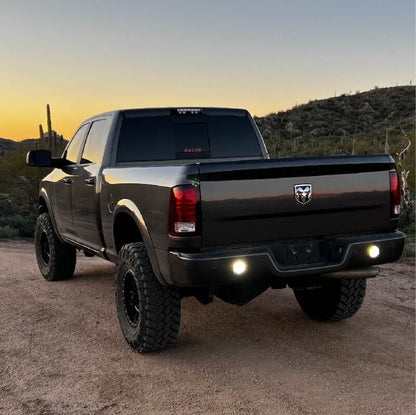 Nacho Offroad Technology Universal Reverse Mount Kit with White Quatro Flood Lights V3FM1