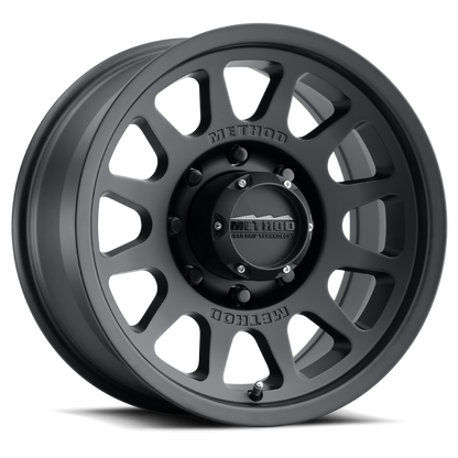 Method Wheels MR703 Bead Grip 18x9 Wheel +12 Offset 8x6.5 Bolt Pattern Matte Black