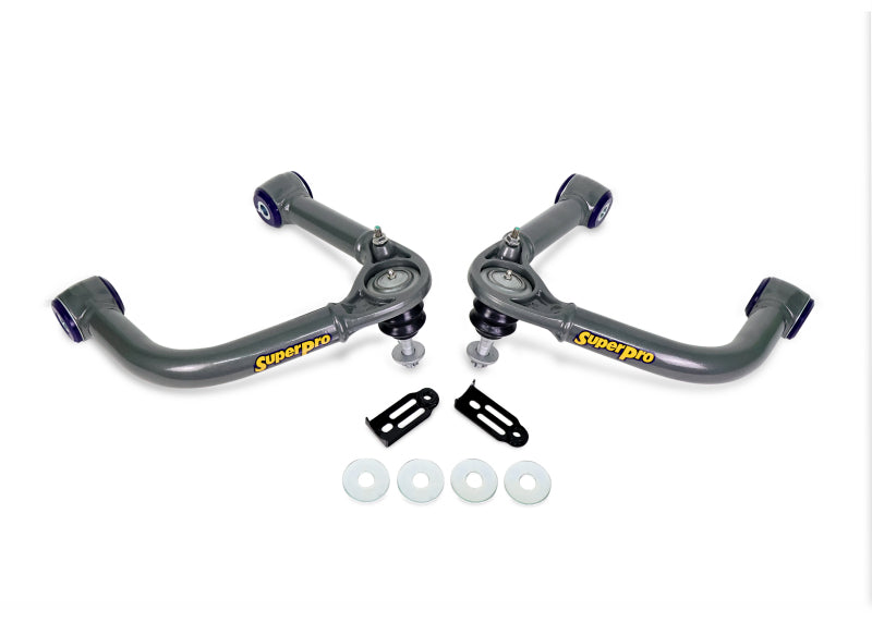 SuperPro TRC6740E Fixed Offset Upper Control Arm Set for 2022-2026 Toyota Tundra and 2023-2026 Toyota Sequoia