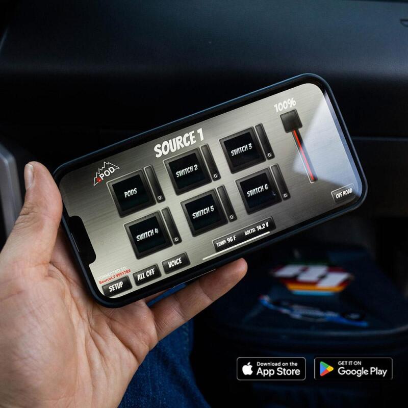 sPOD SourceLT Wireless Switch Controller for 2018+ Jeep JL/JT, Part 870119