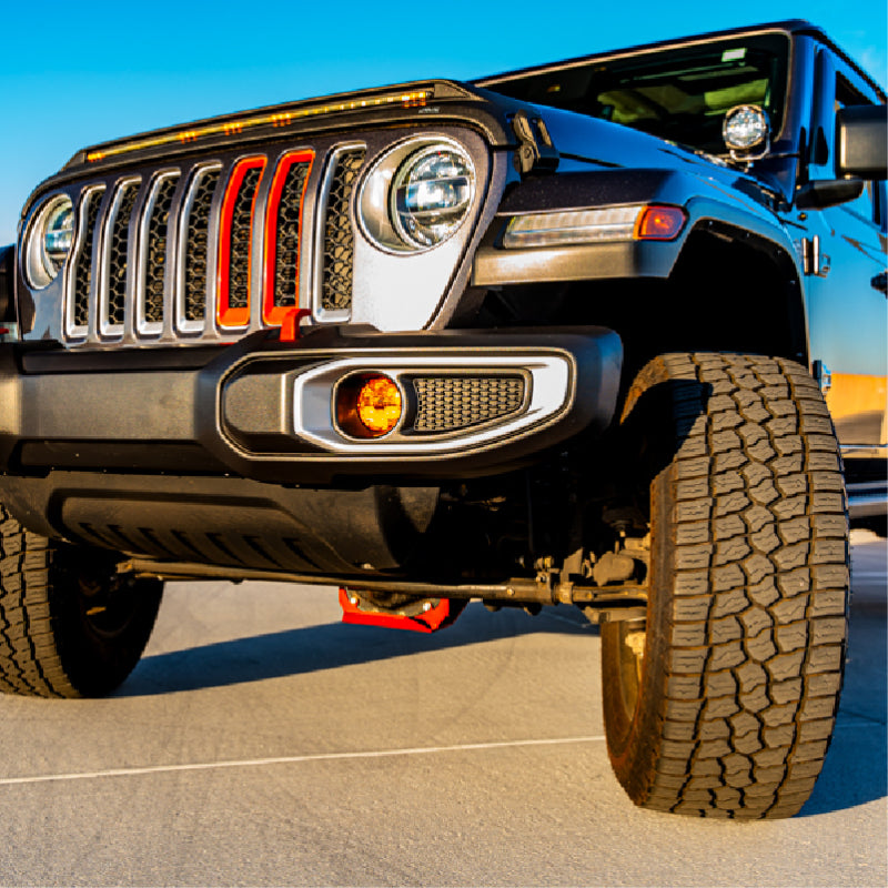 Nacho Offroad Technology V3JW1 Jeep Wrangler JK, JL and JT Quatro Fog Light Mounts