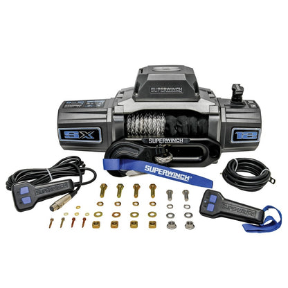 Superwinch SX12SR 12000 lb 12-Volt Synthetic Rope Winch, Part 1712201