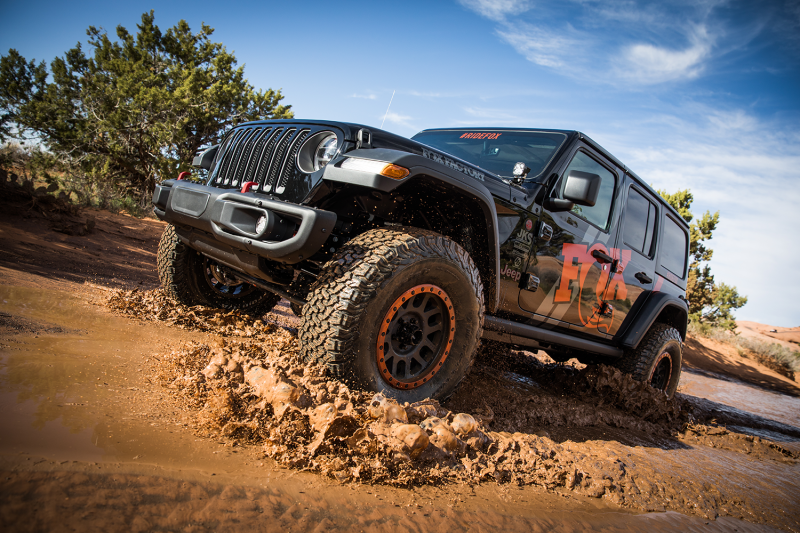 FOX Performance Elite Rear Shocks for 2018–2019 Jeep Wrangler JL, 4.5–6-Inch Lift, Part 883-26-056