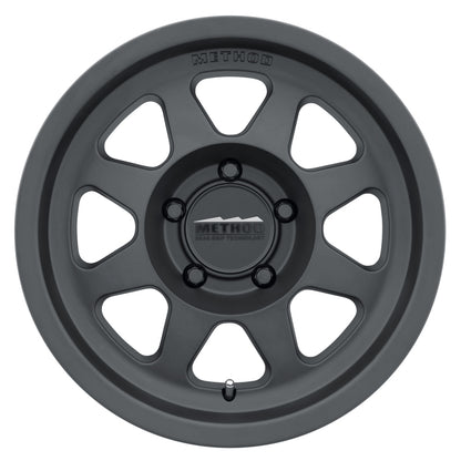 Method Wheels MR701 17x9 Matte Black Bead Grip Wheel, -12mm Offset, 5x5 Bolt Pattern