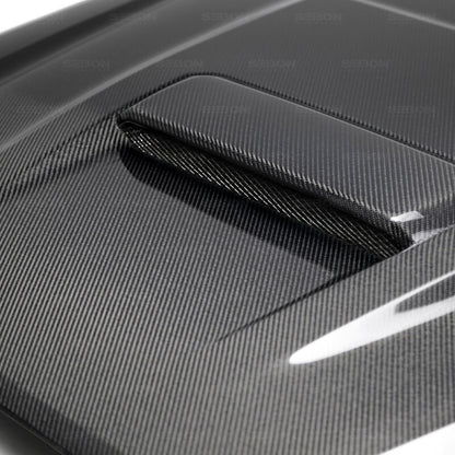 Seibon HD18TYTA-TR TR-Style Carbon Fiber Hood for 2015-2021 Toyota Tacoma