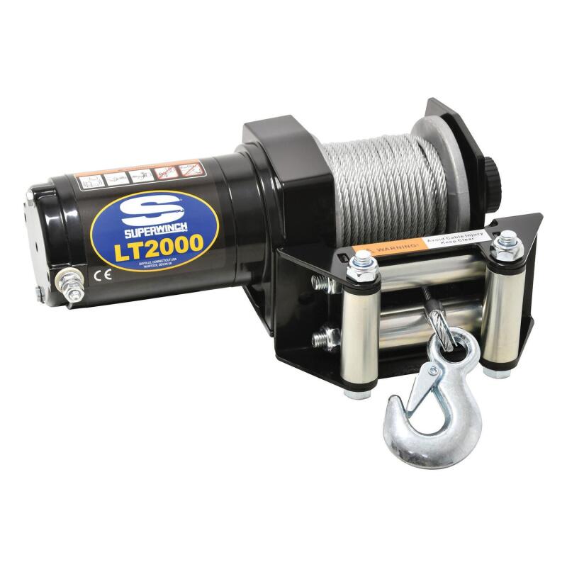 Superwinch LT2000 2,000 lb 12-Volt Utility Winch with Steel Rope, Part 1120210
