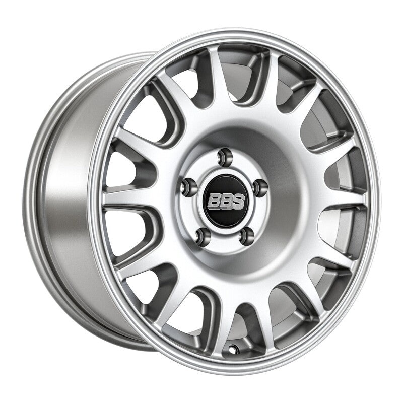 BBS TS-R 18x9-Inch 5x130 Wheel, 84.1mm Hub Bore, ET25, Satin Silver